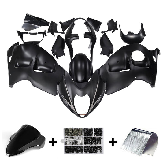 Amotopart Suzuki Hayabusa GSXR1300 1999-2007 Kit nero rivestito
