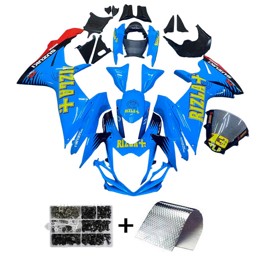 Kit carena iniezione Suzuki GSXR 600/750 K11 2011-2025 Carrozzeria in plastica ABS