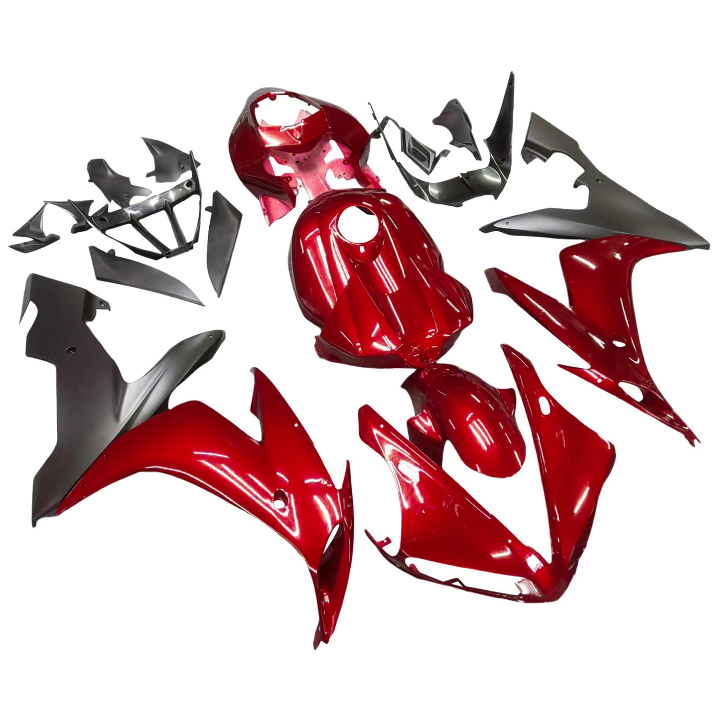 Amotopart 2004 2005 2006 Yamaha YZF R1 Disguise Red Kit
