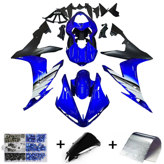 Amotopart 2004-2006 Yamaha YZF R1 Cladding Blue Black Kit