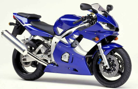 Amotopart 1998-2002 Yamaha YZF R6 Cladding Blue White Prelievo kit