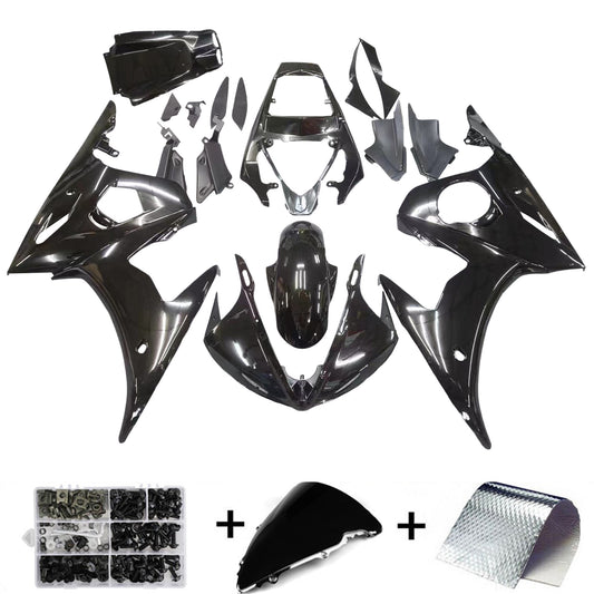 Amotopart 2003 2004 Yamaha YZF R6 parte Kit nero lucido