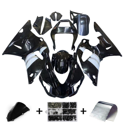 Carene 1998-1999 Yamaha YZF-R1 Nero Bianco R1 Generico
