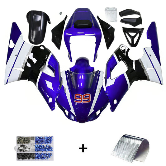 Kit carenatura iniezione Yamaha YZF-R1 1998-1999 Carrozzeria plastica ABS