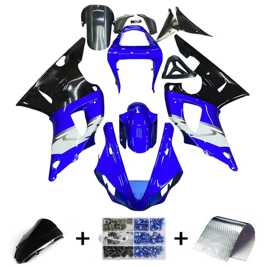 Carene 2000-2001 Yamaha YZF-R1 Blu Nero R1 Racing Generico