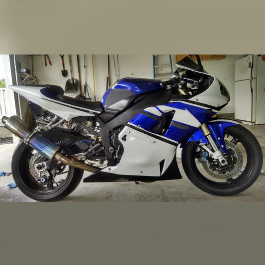 Amotopart 2000-2001 Yamaha YZF 1000 R1 Kit di carenatura blu e bianca