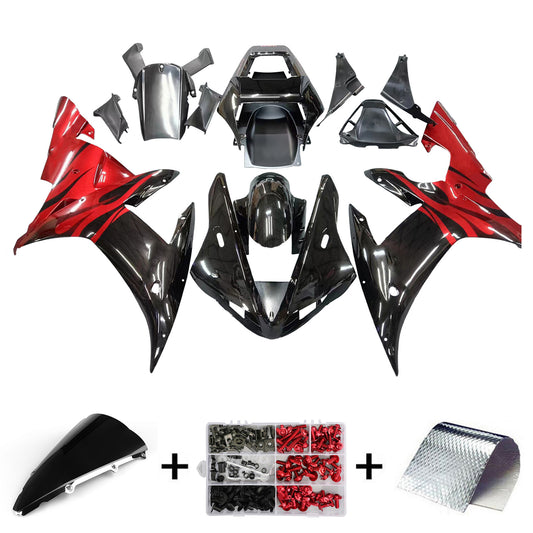 Carene 2002-2003 Yamaha YZF-R1 Nero Rosso Tribal R1 Generico