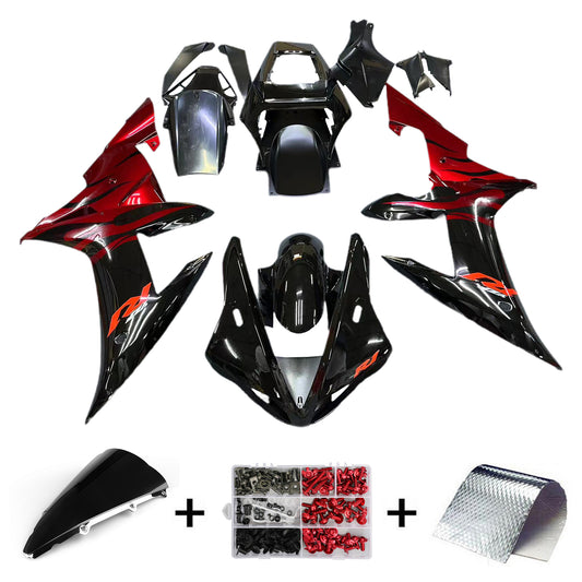 Amotopart 2002-2003 Yamaha YZF-R1 Kit di rivestimento nero