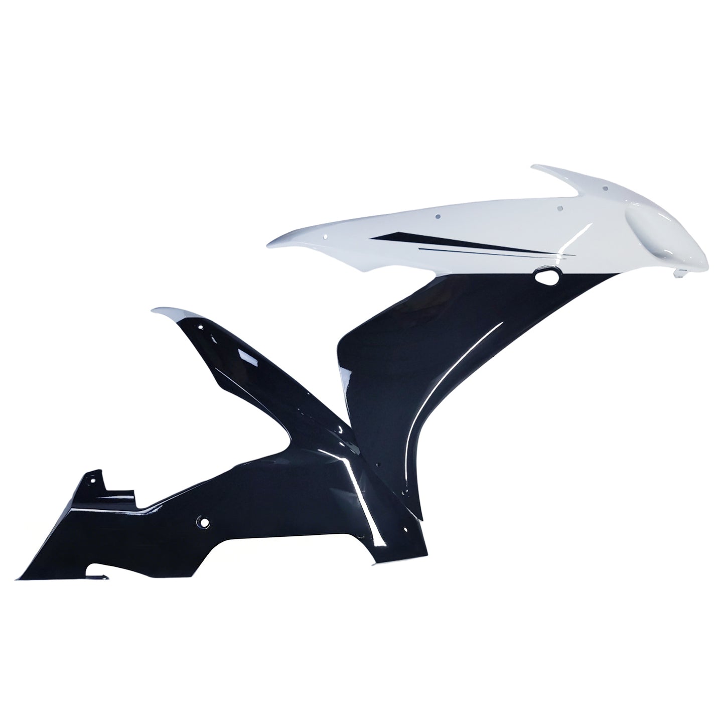 Carene 2004-2006 Yamaha YZF-R1 Nero Bianco R1 Racing Generico