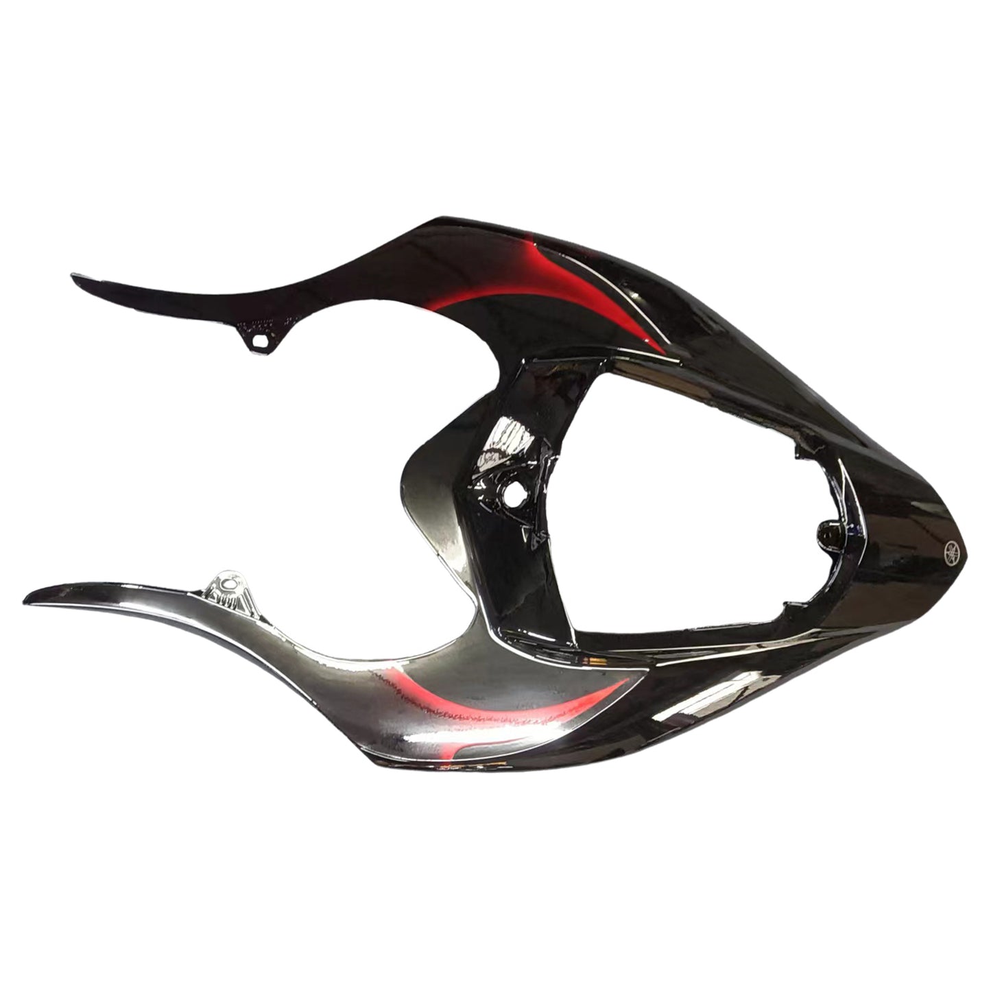 Carene 2004-2006 Yamaha YZF-R1 Black & Red Flame R1 Racing Generico