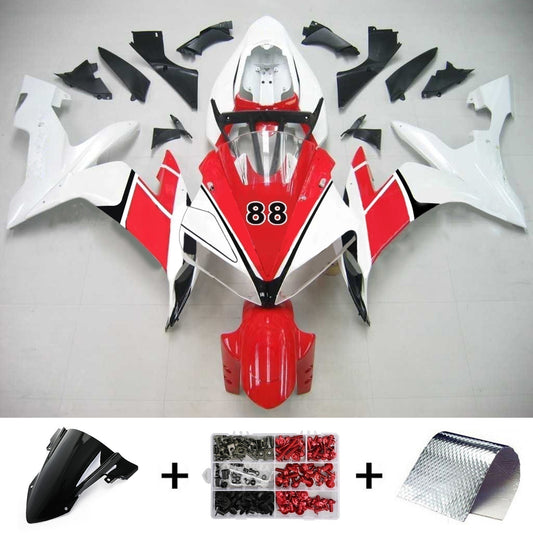 Amotopart Yamaha 2004-2006 YZF 1000 R1 Kit di paura rosso bianco