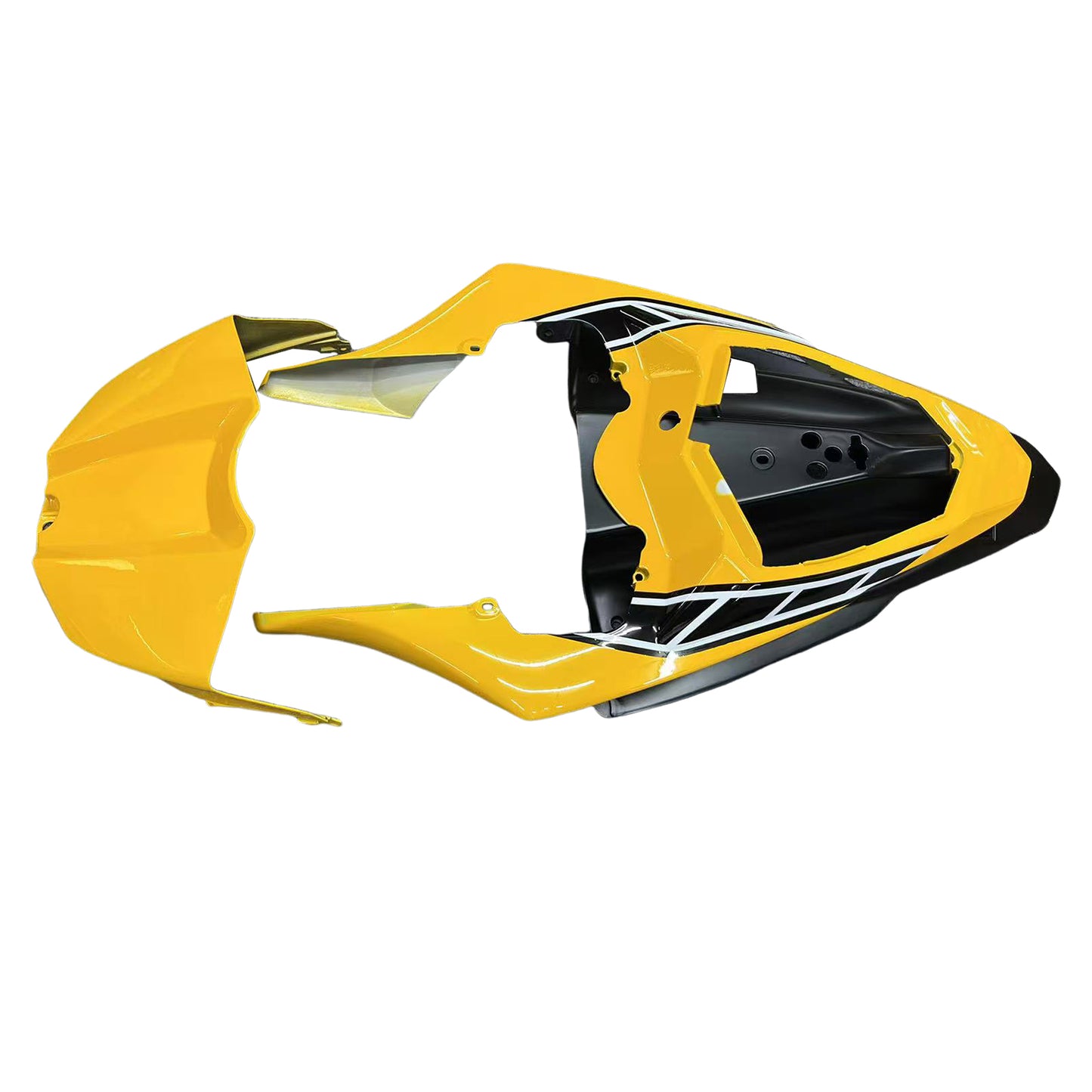 Carene 2009-2011 Yamaha YZF-R1 Giallo Nero Motul R1 Racing Generico