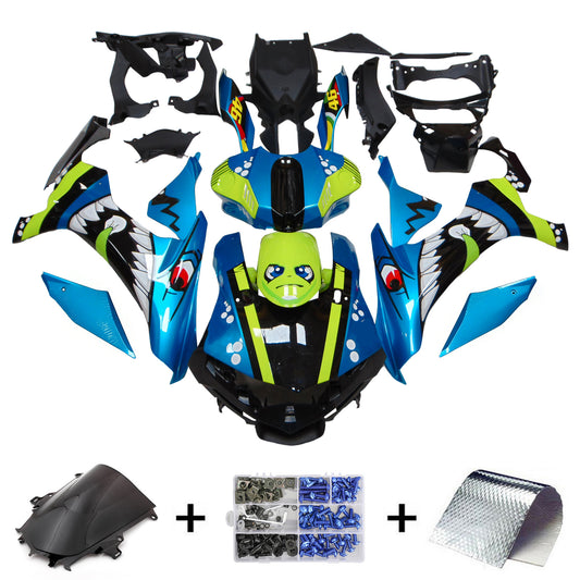 Amotopart Yamaha 2015-2019 YZF 1000 R1 Blue Fearing Kit