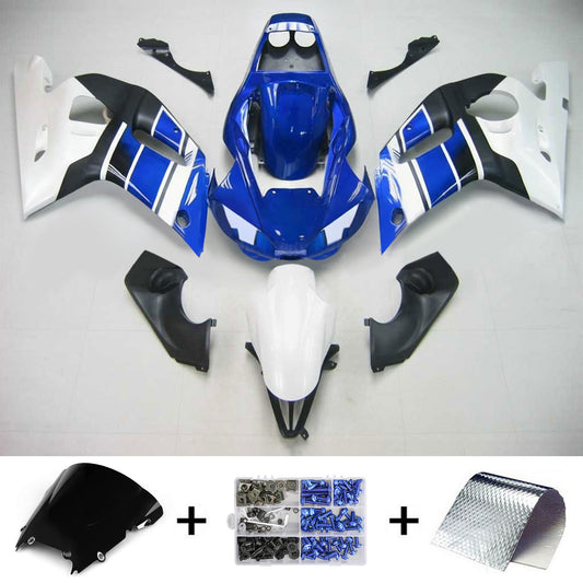 Amotopart Yamaha 1998-2002 YZF 600 R6 Kit di punta nera blu
