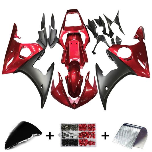Kit di vendita iniezione Body Plastic Abs Fit per Yamaha 2003-2004 YZF 600 R6 e 2006-2009 YZF R6S #127