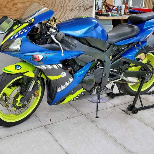 Amotopart Yamaha 2003-2004 YZF 600 R6 e 2006-2009 YZF R6S Kit di rivestimento multicolore