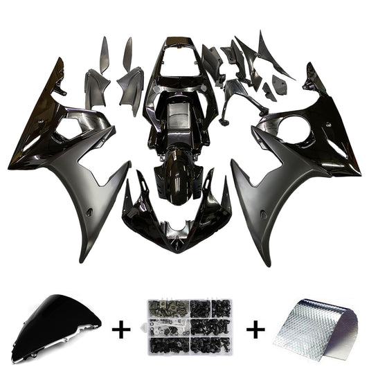 Amotopart Yamaha 2005 YZF 600 R6 Kit di rivestimento nero