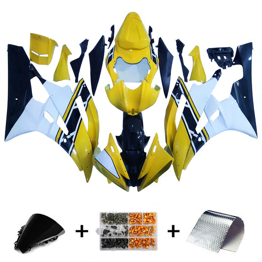 Amotopart Cladding Yamaha YZF-R6 2006-2007 Gelber White