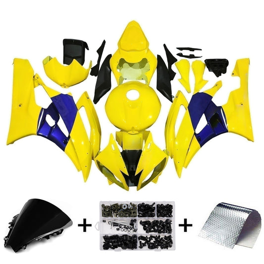 Amotopart rivestimento Yamaha YZF-R6 2006-2007 rivestimento giallo blu n. 46 cammello r6 kit