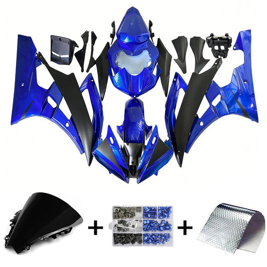 Amotopart Yamaha YZF 600 R6 2006-2007 Kit Carena Carrozzeria Plastica ABS