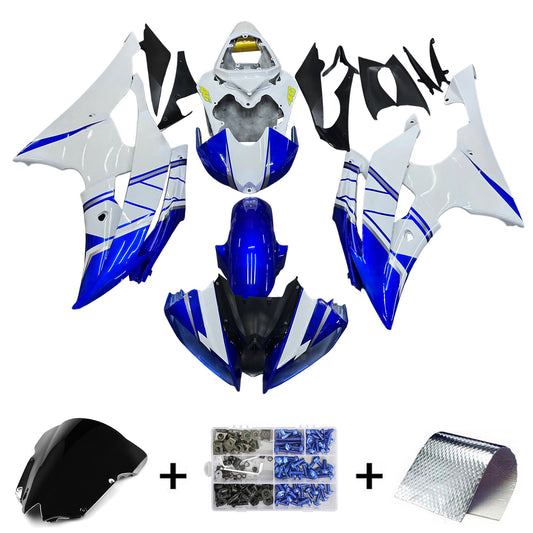 Carene 2008-2016 Yamaha YZF-R6 Bianco Blu No.46 FIAT R6 Racing Generico