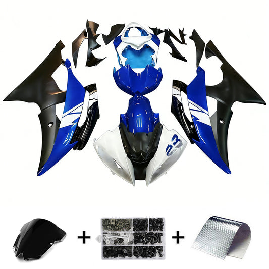 Kit carenatura carrozzeria plastica ABS adatta per Yamaha YZF 600 R6 2008-2016