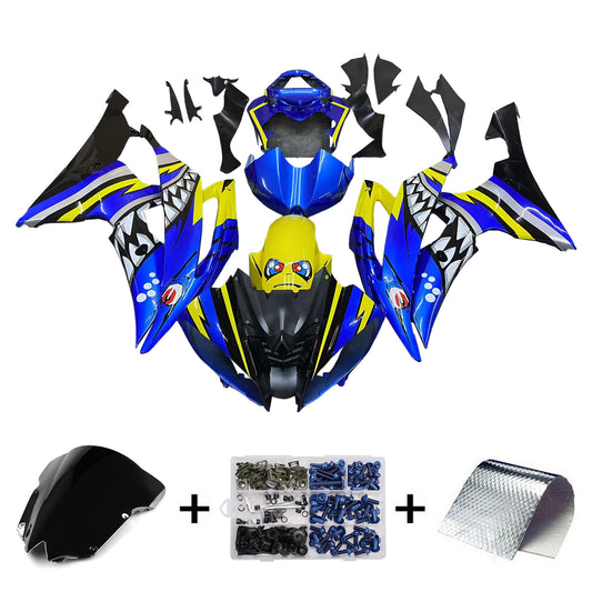 Kit carenatura per carrozzeria addominali di plastica per Yamaha YZF 600 R6 2008-2016