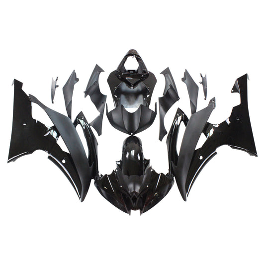 Amotopart Yamaha 2008-2016 YZF 600 R6 All Black Fearing Kit