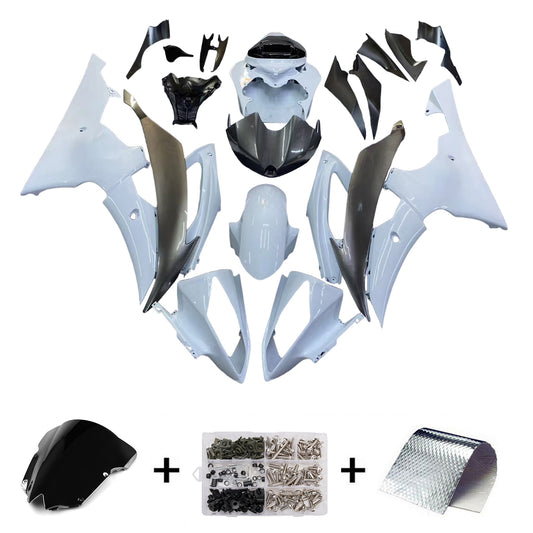 Kit carenatura addominali in plastica adatta per Yamaha YZF 600 R6 2008-2016