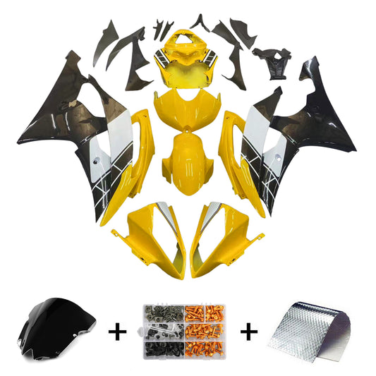 Kit carenatura Bodywork Abs di plastica adatta per Yamaha YZF 600 R6 2008-2016