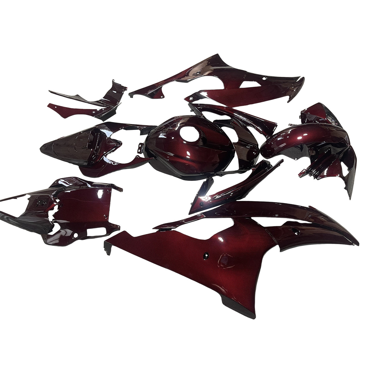 Kit carenatura iniezione plastica ABS per Yamaha YZFR6 YZF-R6 2008-2016