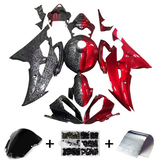 Kit carenatura iniezione plastica ABS per Yamaha YZFR6 YZF-R6 2008-2016