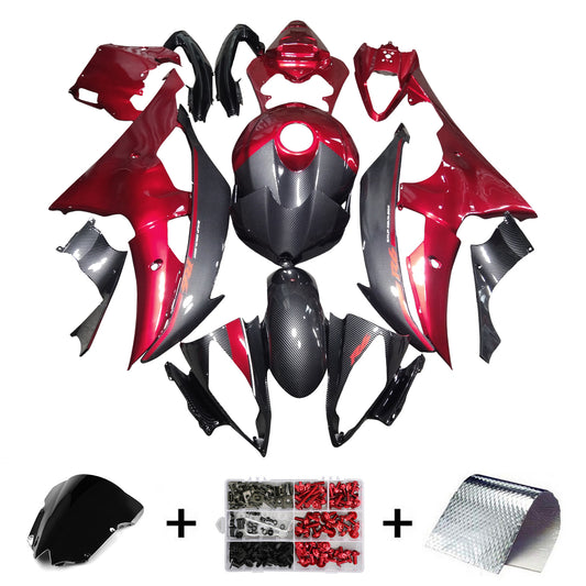 Kit carenatura iniezione plastica ABS per Yamaha YZFR6 YZF-R6 2008-2016