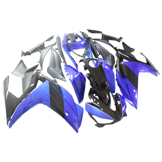 Amotopart Sales Ski Yamaha 2014-2018 YZF R3 e 2015-2017 YZF R25 Kit di abbigliamento blu nero