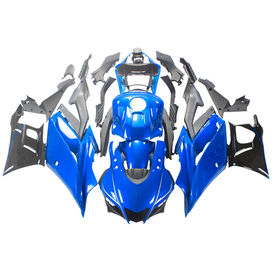 Amotopart Yamaha 2019-2021 YZF R3/YZF R25 Kit di rivestimento nero blu