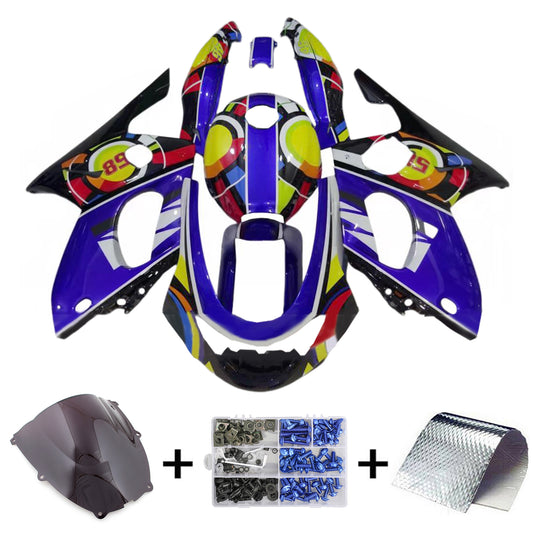 1996-2007 Yamaha YZF 600R Thundercat Kit carena iniezione Carrozzeria Plastica ABS
