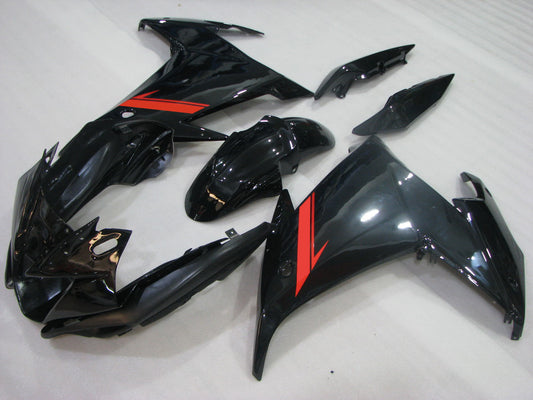 Amotopart Kit carenatura addominali in plastica adatta per Yamaha FZ6R 2009-2015