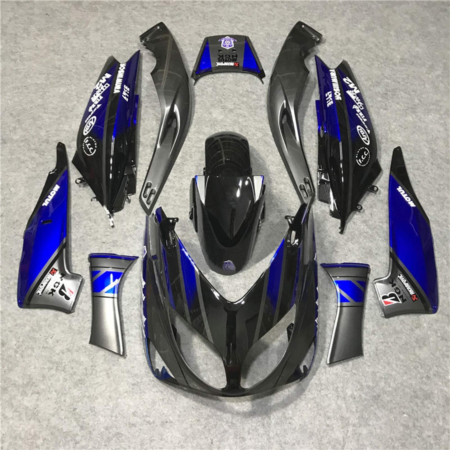 Amotopart Yamaha T-Max 2001-2007 Kit Carena Carrozzeria Plastica ABS