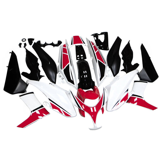 Amotopart Yamaha 2008-2012 T-MAX XP500 Kit di paura rosso bianco