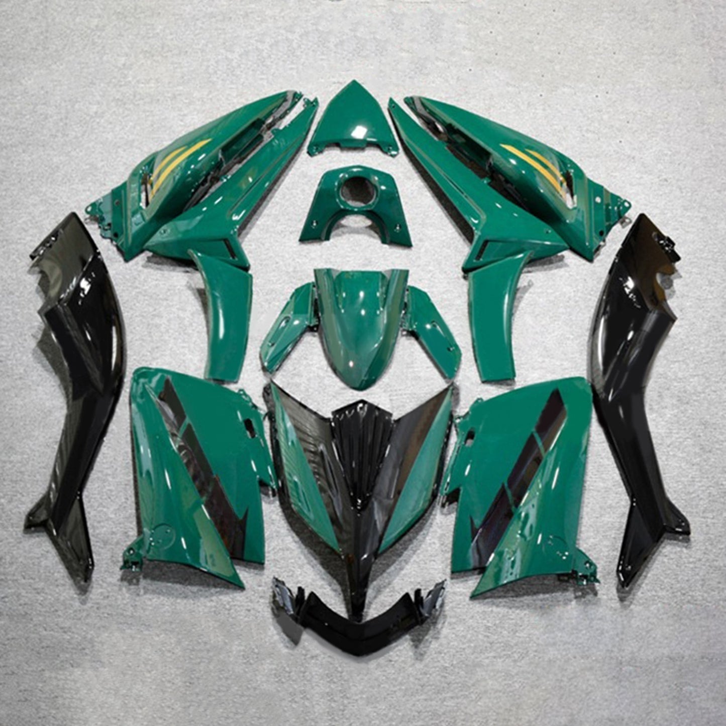 Amotopart Kit Carena Carrozzeria ABS per Yamaha T-Max TMAX530 2015-2016