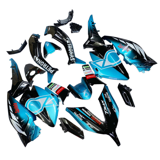 Amotopart Kit Carena Carrozzeria ABS per Yamaha T-Max TMAX530 2015-2016