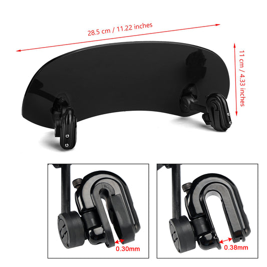 Clip regolabile per motocicletta sull"estensione del parabrezza Spoiler Deflettore del vento Generico