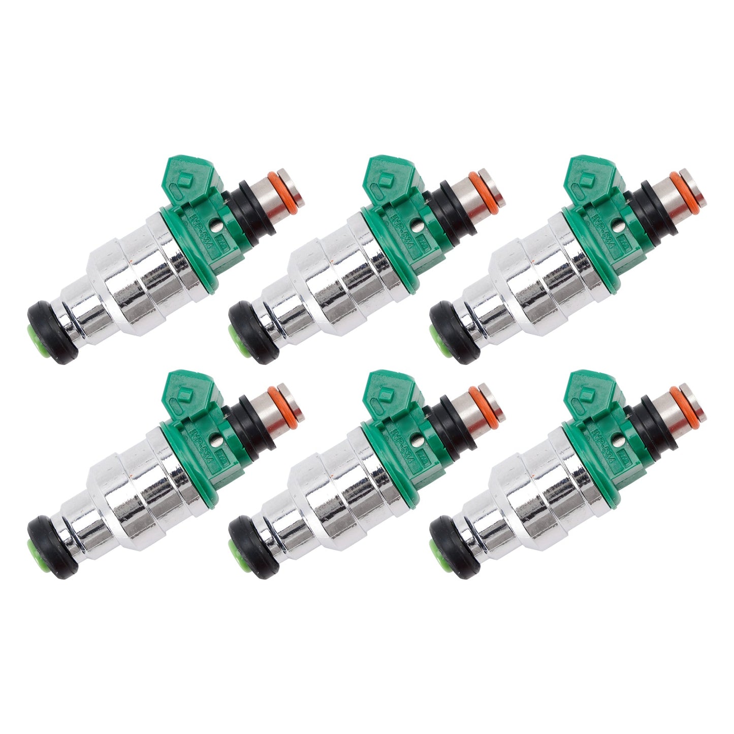 Set di 6 iniettori di carburante per Mitsubishi Montero 1994-1996 3.5L V6 INP-534 MD189021