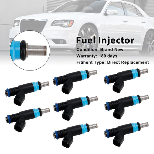 Iniettore di carburante 8 pezzi 05038337AB compatibile con Dodge Charger e Grand Cherokee dal 2012 al 2021