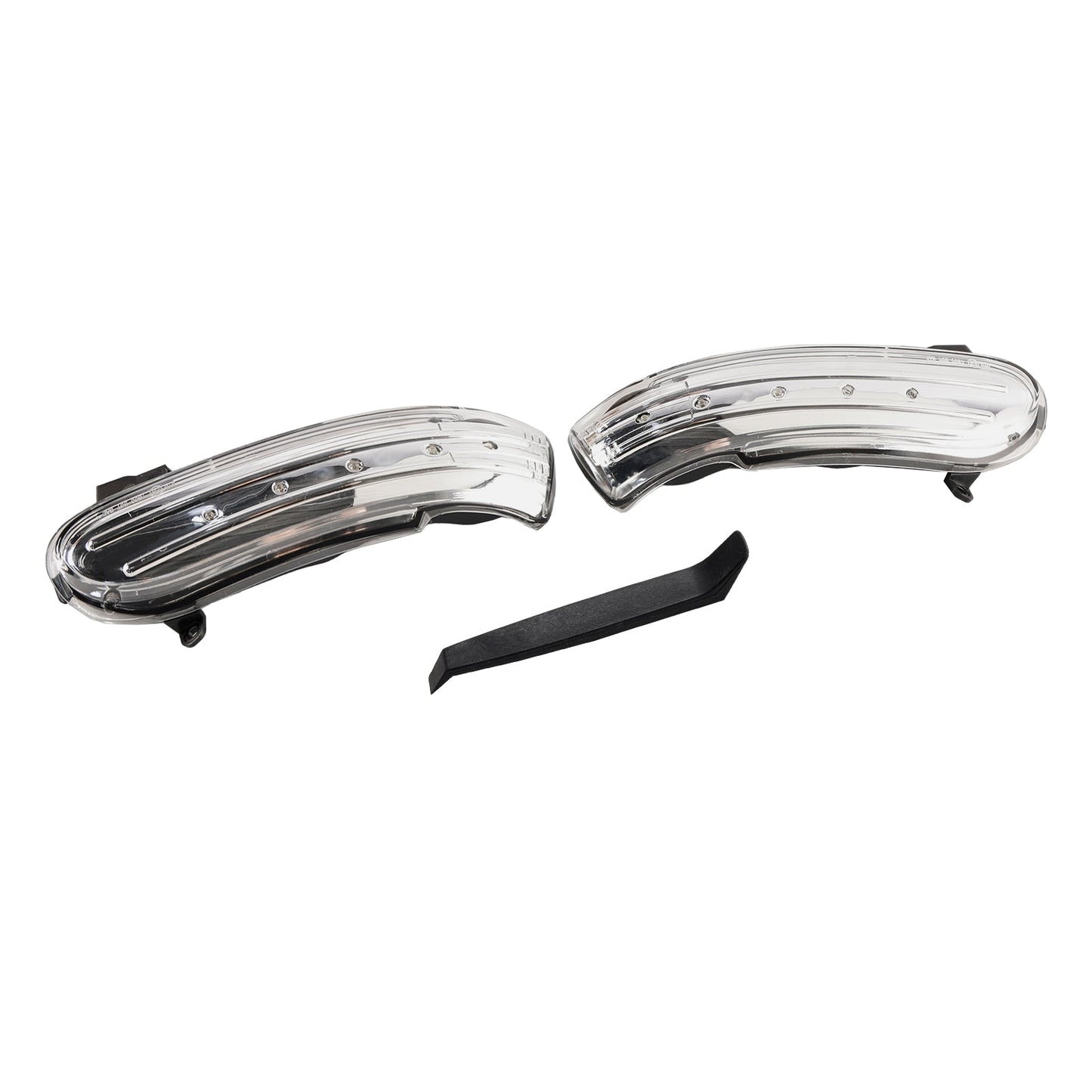 Luce di direzione a LED sequenziale trasparente per specchietto laterale per Mercedes-Benz SLK