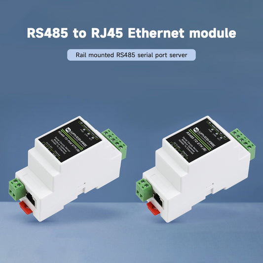 Modulo Ethernet RS485 a RJ45 di livello industriale, server multi-host per porta seriale