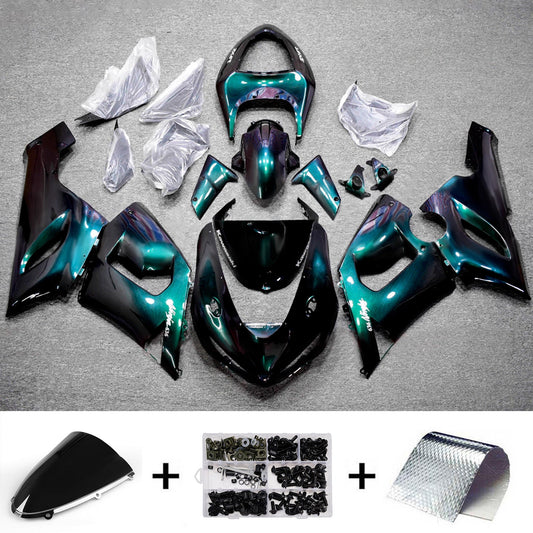 Kit carenatura iniezione in plastica ABS adatto per Kawasaki ZX6R 636 2005-2006