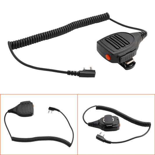 K-SM1602 Microfono altoparlante PTT doppio per TK-220 TH-F6 RPV516A KG-UVD1P PX-666