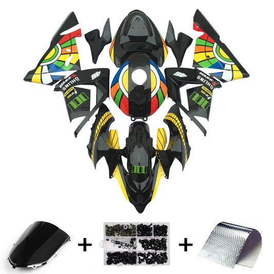 Kit carenatura iniezione in plastica ABS adatto per Kawasaki ZX10R 2004-2005