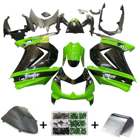 Kit di carenatura Bodywork Abs di plastica adatta per Kawasaki EX250 Ninja250R 2008-2012